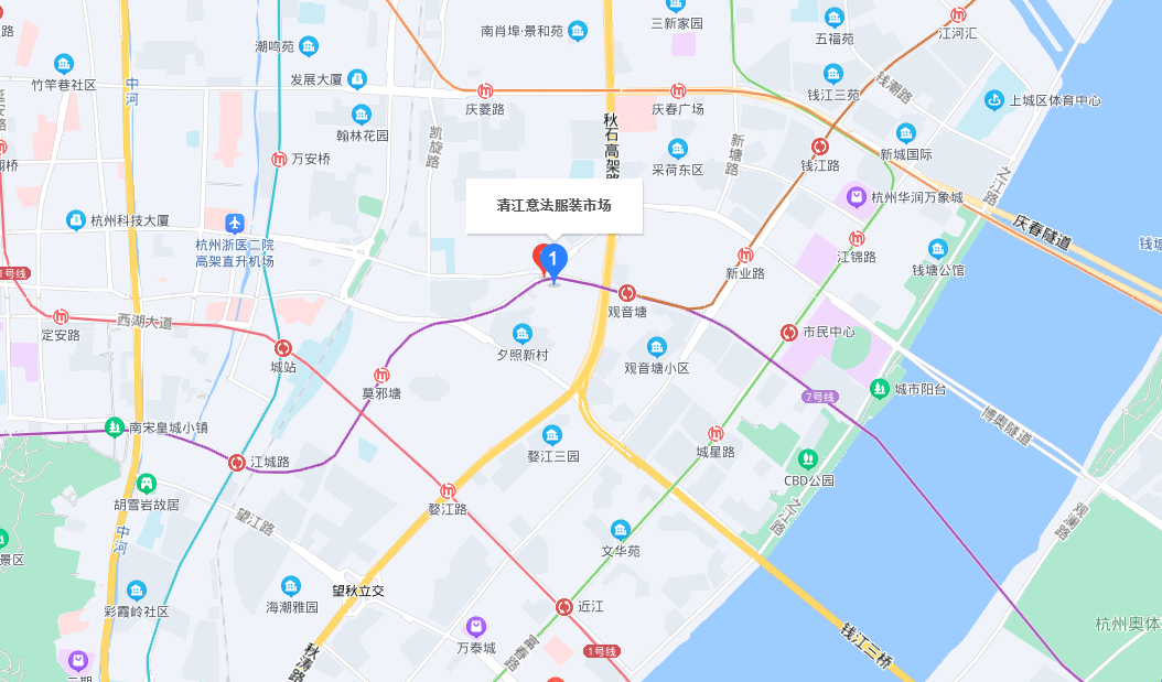 意法服装批发市场在哪个区？